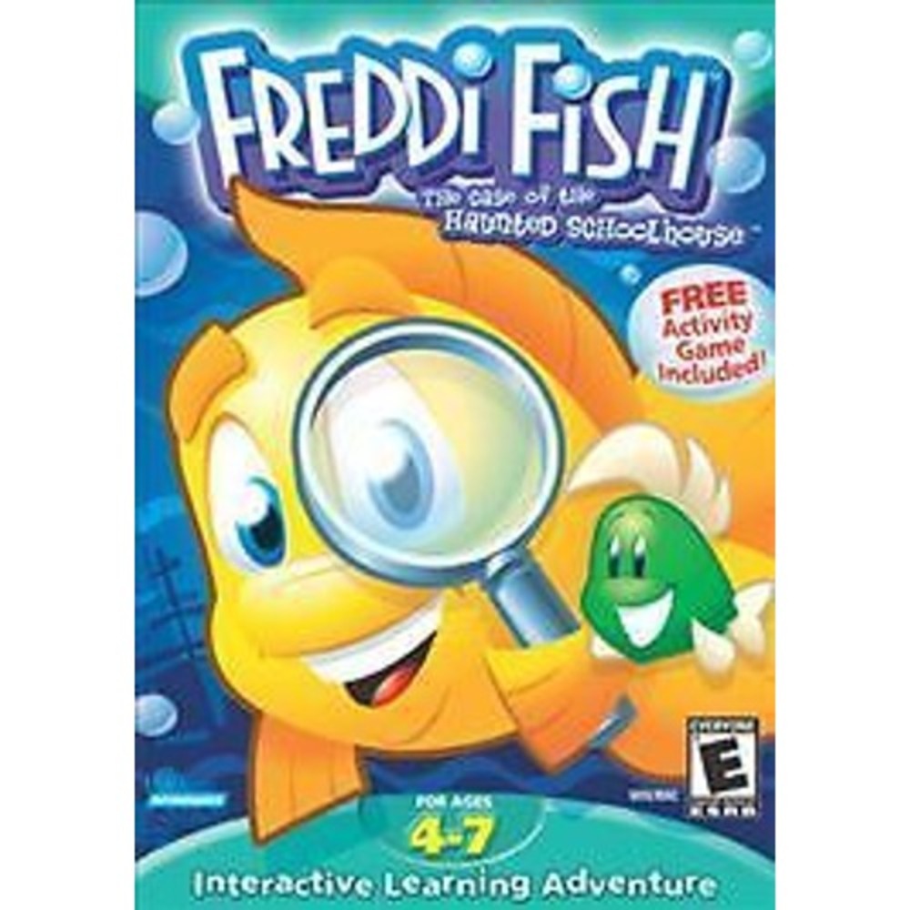 Freddi Fish 2 The Case of the Haunted Schoolhouse PC Mac 1996 Humongous Game